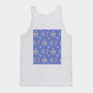 Winter holidays pattern Tank Top